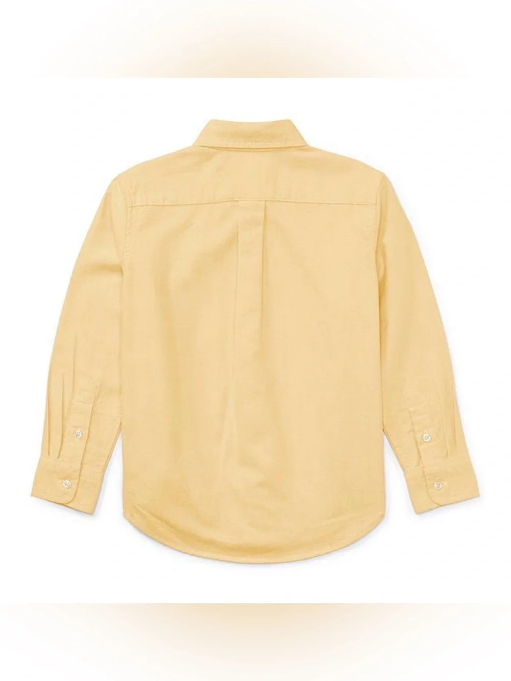Ralph Lauren Boys' Pale Yellow Button-Down Oxford Shirt
